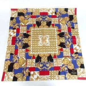 CELINE Paris Vintage Baroque Chain Scarf Japan Licensed Authentic